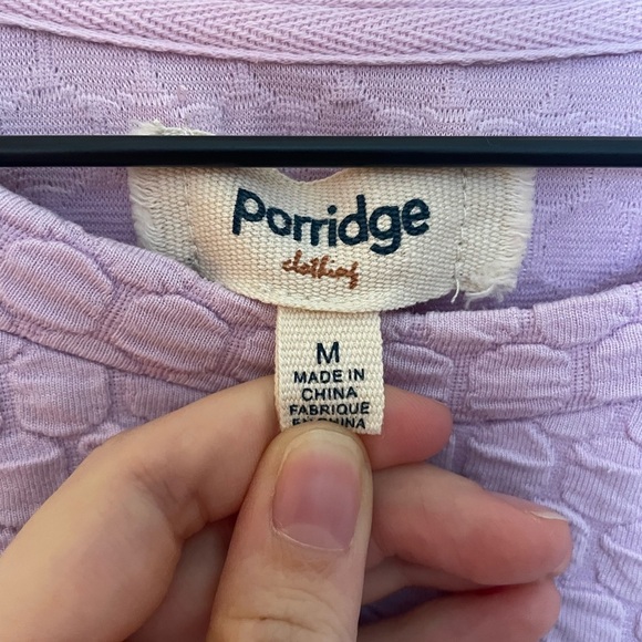 Porridge Puff-Sleeve Pullover Top - Picture 3 of 5